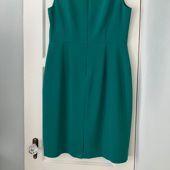 Ann Taylor Dress New Kelly Green Silky Sheath - Picture 9 of 9
